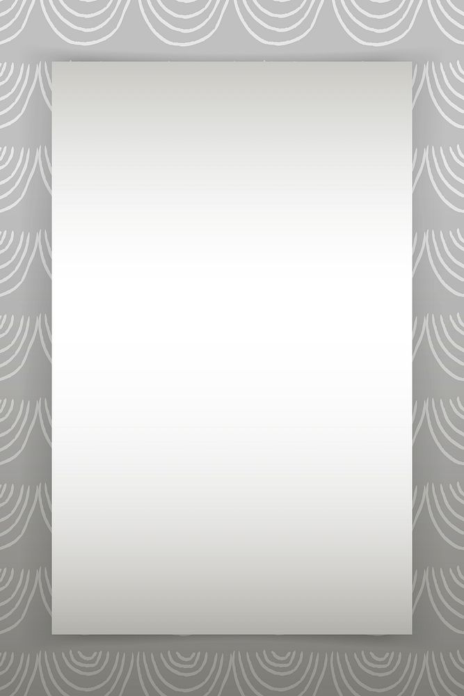 Blank abstract frame design vector