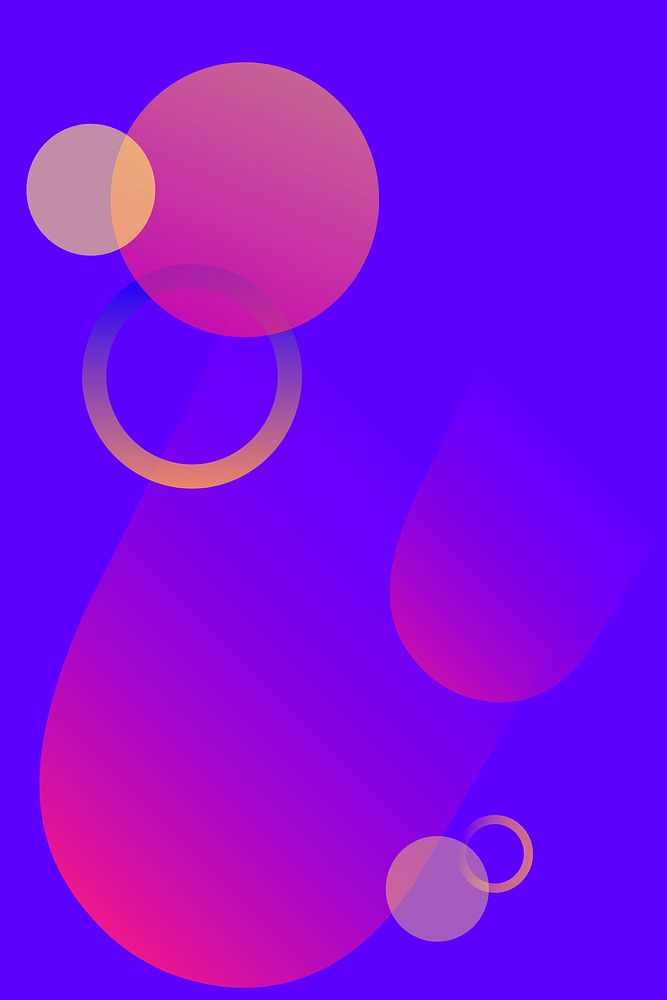 Blue gradient poster design vector