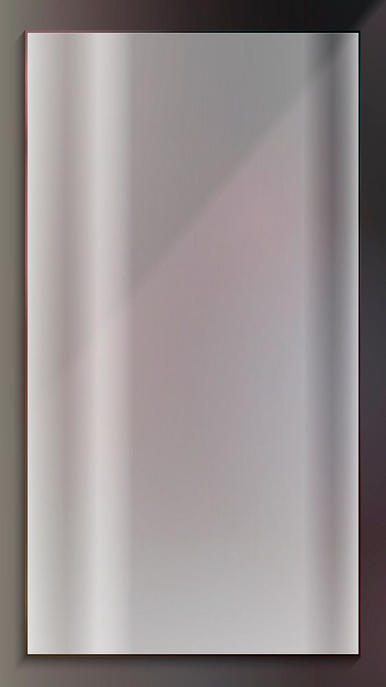 Blank gray rectangle frame mobile phone wallpaper vector