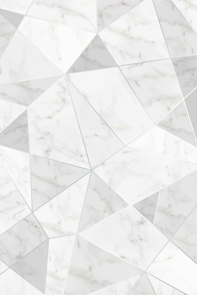 Gray triangular wallpaper design vector