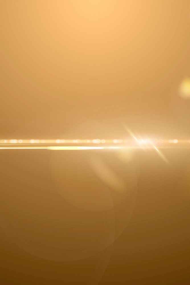 Gold anamorphic lens flare vector  background