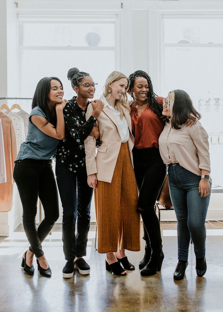 Young female designers in a boutique