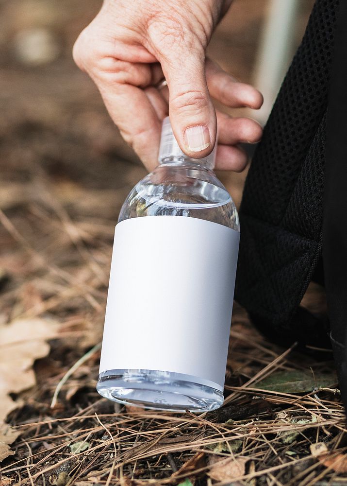 Travel size bottle with white packaging 