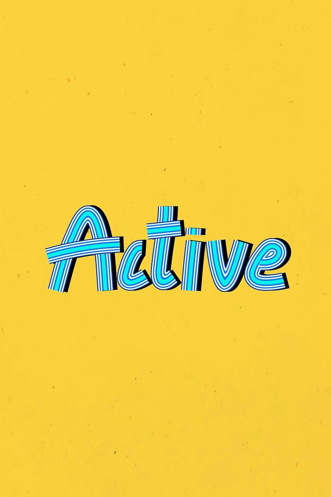 Active vector line font retro calligraphy lettering hand drawn