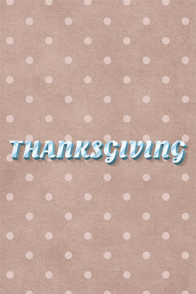 Thanksgiving text pastel stripe pattern