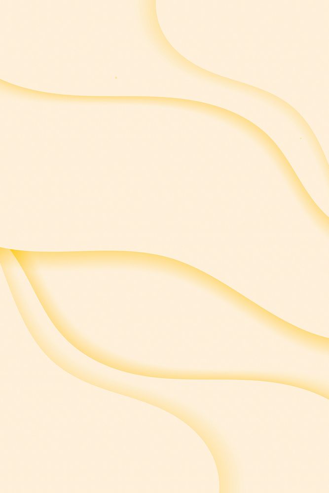 Abstract light yellow wavy patterned background