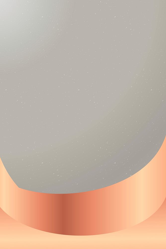 Gray background vector with copper wave border