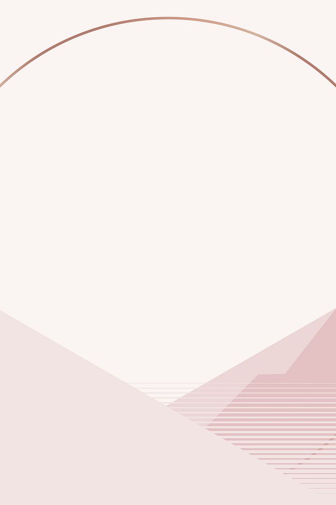 Nude pink mountain background in Swiss style