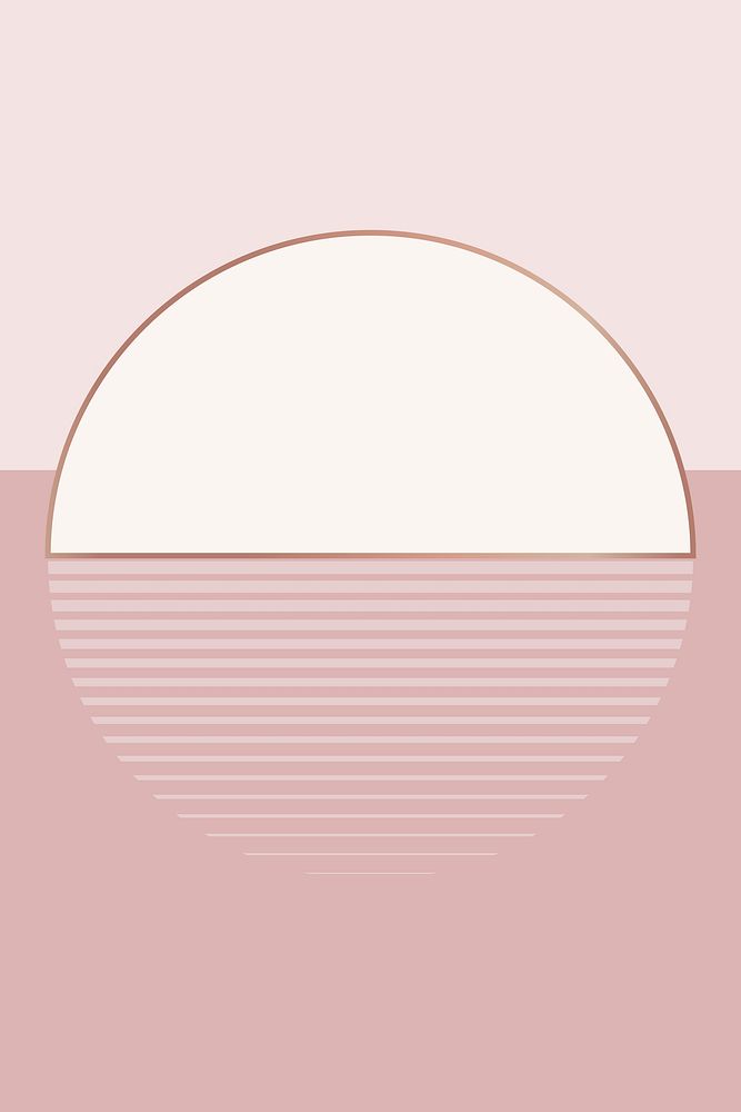 Nude pink sunset background vector aesthetic