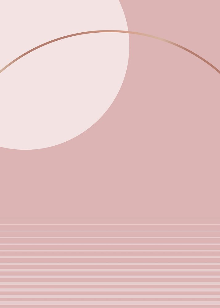 Nude pink aesthetic background vector Swiss style