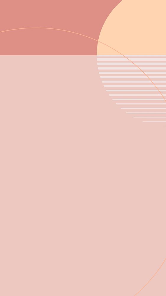 Pastel pink aesthetic mobile wallpaper in Swiss style
