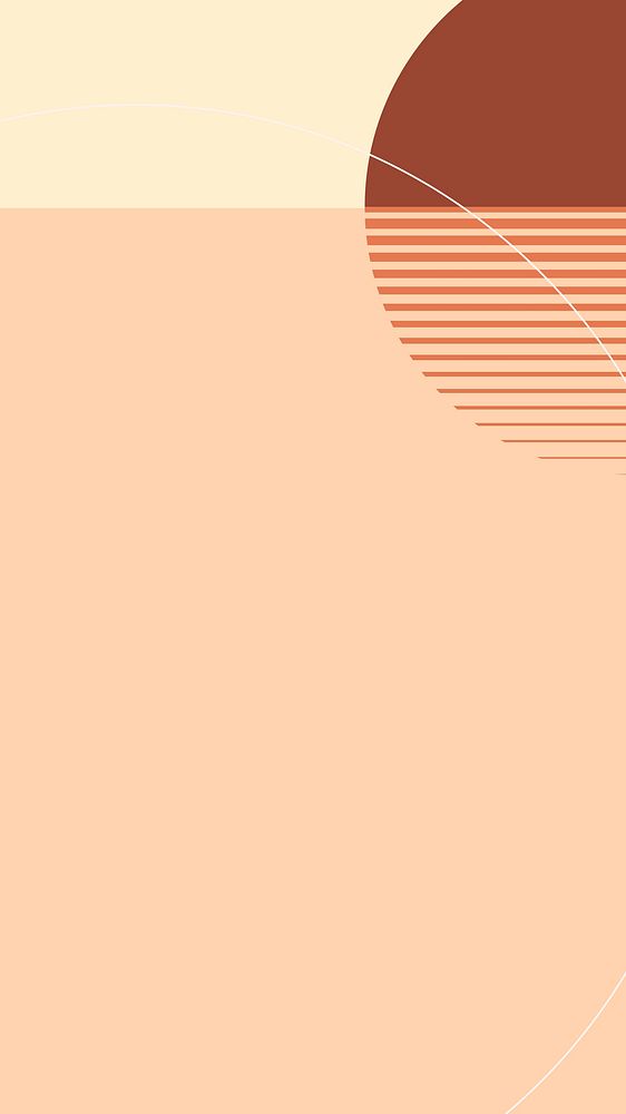 Sunset aesthetic background in Swiss style