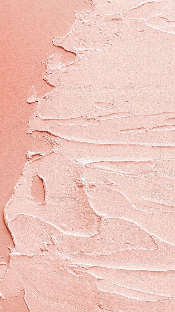 Peach paint mobile wallpaper abstract background