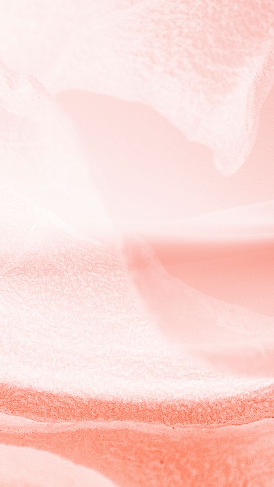 Petal texture background in coral pink for social media story