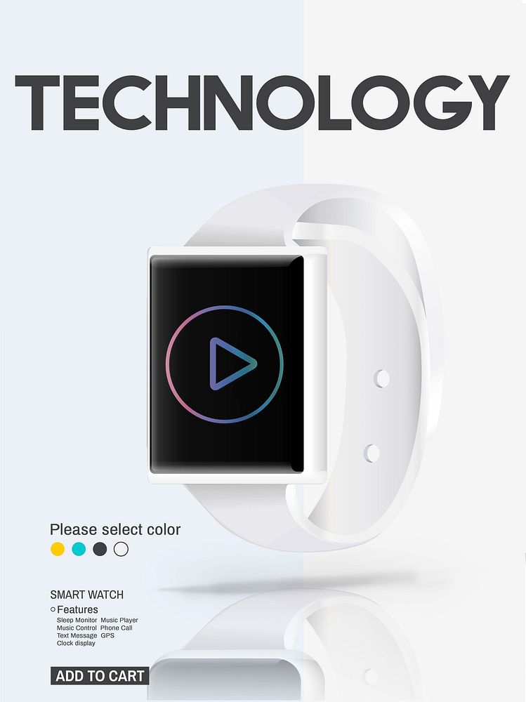 Smart Watch Gedget Invention Technology Concept