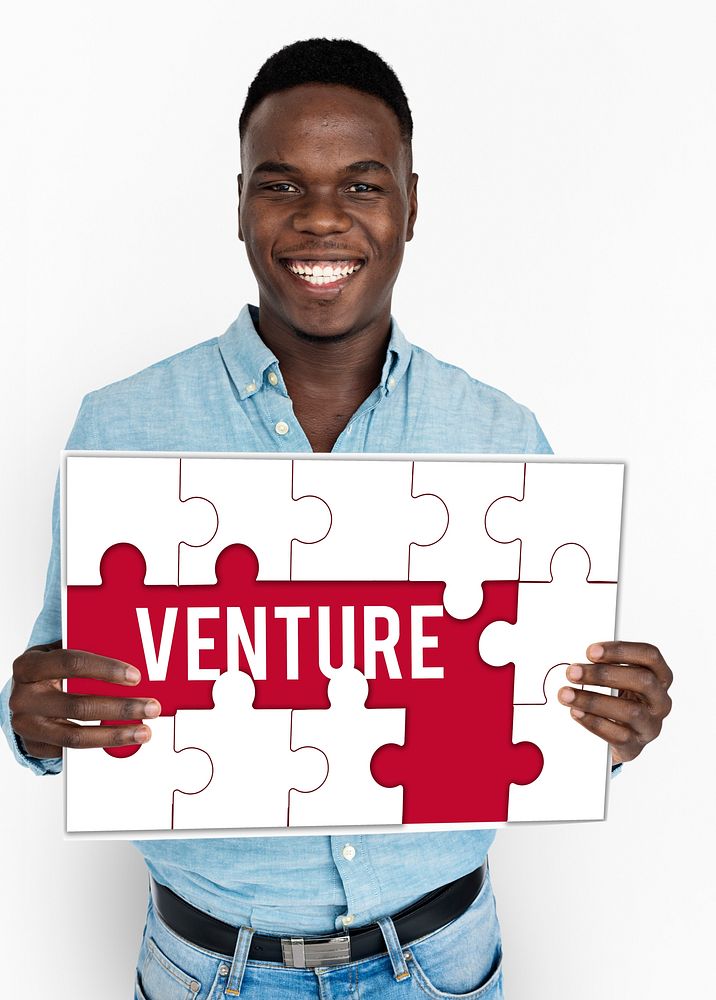 New Startup Business Venture puzzle graphic