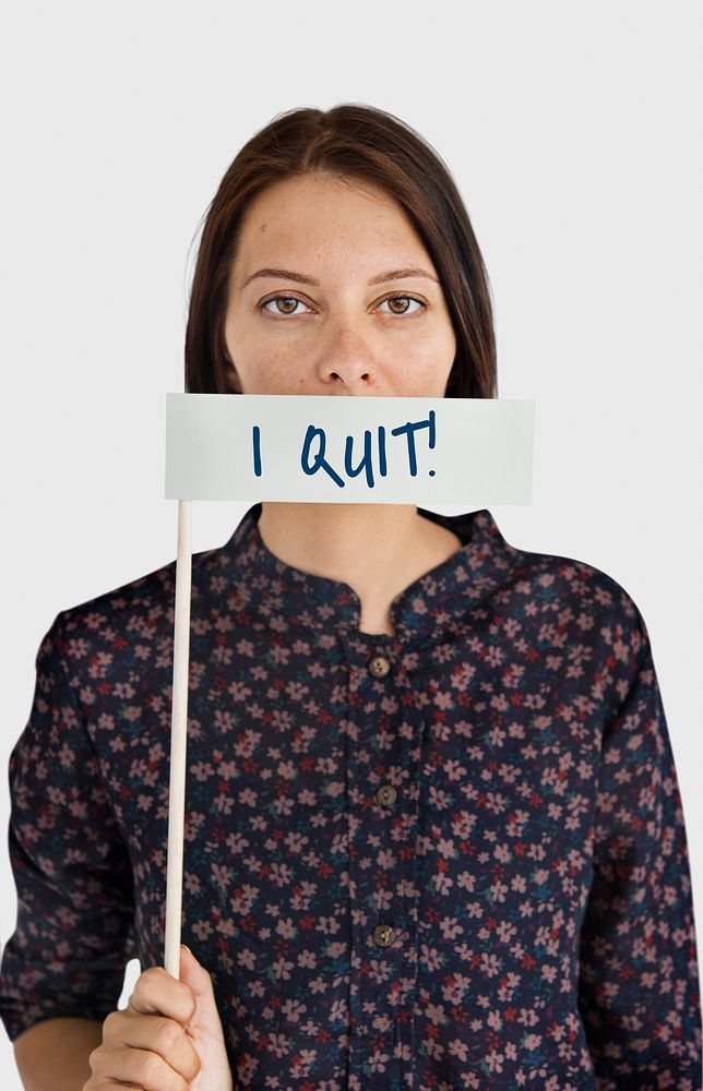 I Quit Job Resigning Withdraw Concept