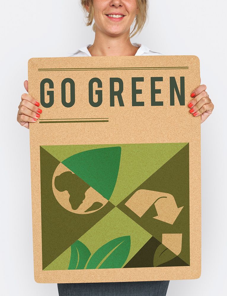Go Green Save Earth Concept