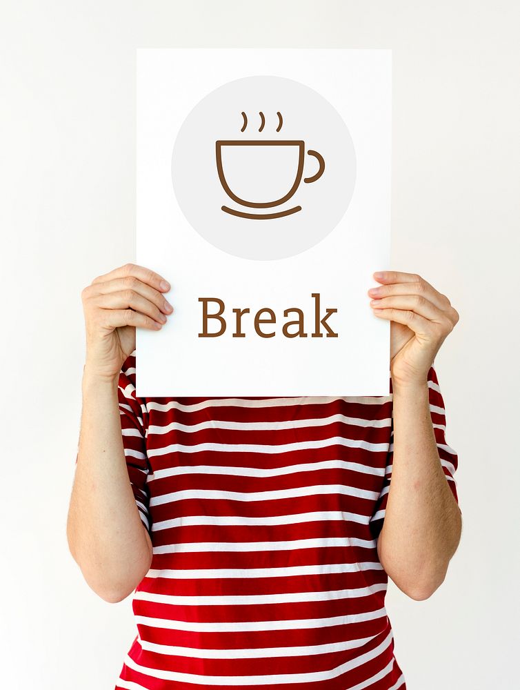 Break Time Sip Coffee Concept