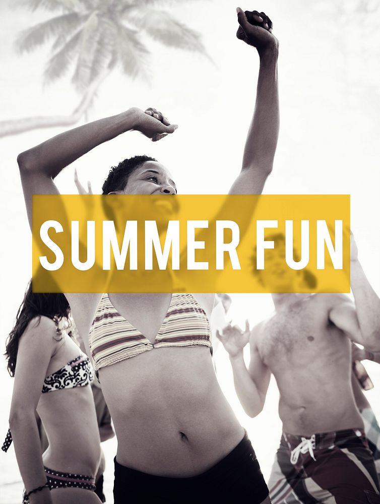 Summer Fun Beach Friendship Holiday Vacation Concept