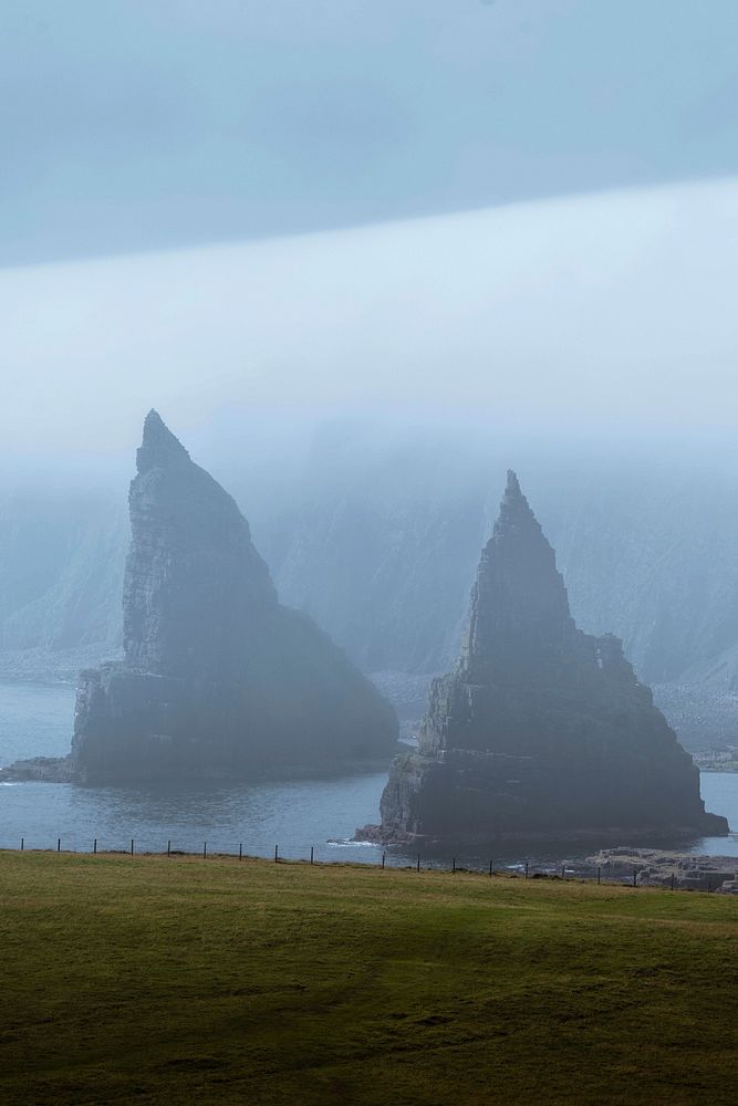 View of Duncansby Sea Stacks in Scotland
