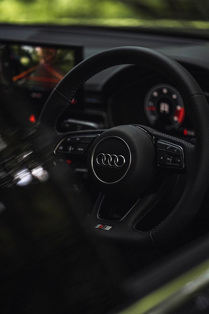 COTSWOLD, UK - AUGUST, 2019: Interior of Audi S4