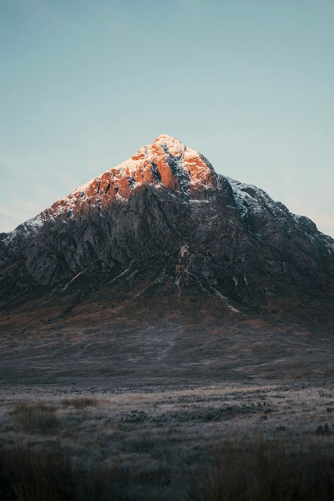 Mountain at Glen Coe in Scotland