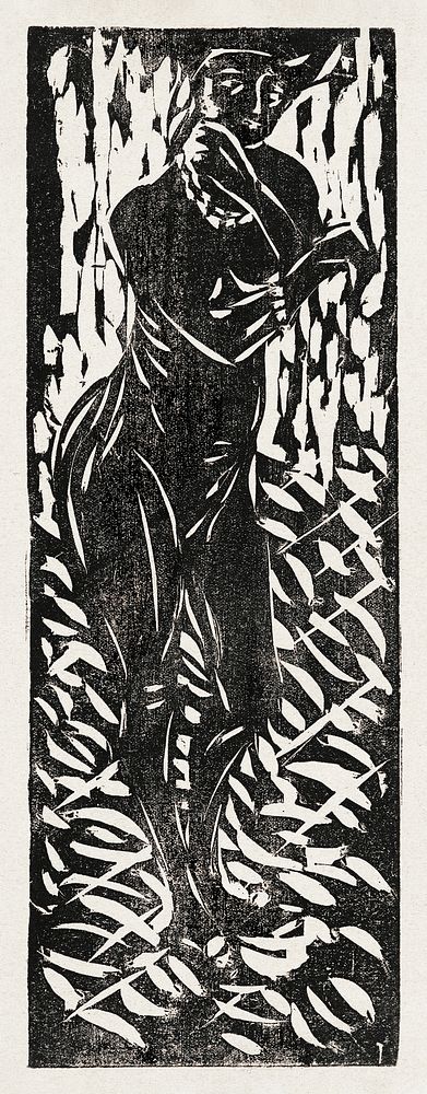 Nude with Jewelry (1906) print in high resolution by Ernst Ludwig Kirchner. Original from The National Gallery of Art.…