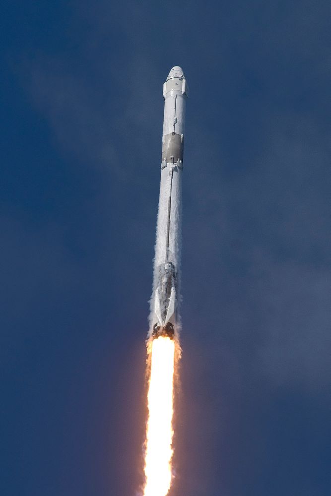 CRS&ndash;14 Mission (2018). Original from Official SpaceX Photos. Digitally enhanced by rawpixel.