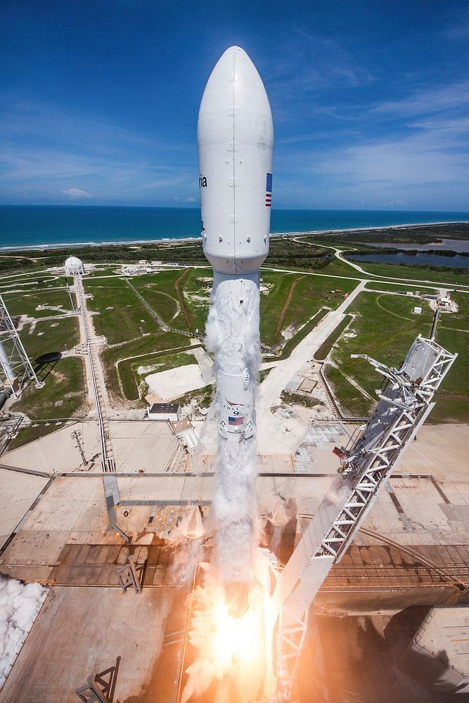 BulgariaSat&ndash;1 Mission (2017). Original from Official SpaceX Photos. Digitally enhanced by rawpixel.