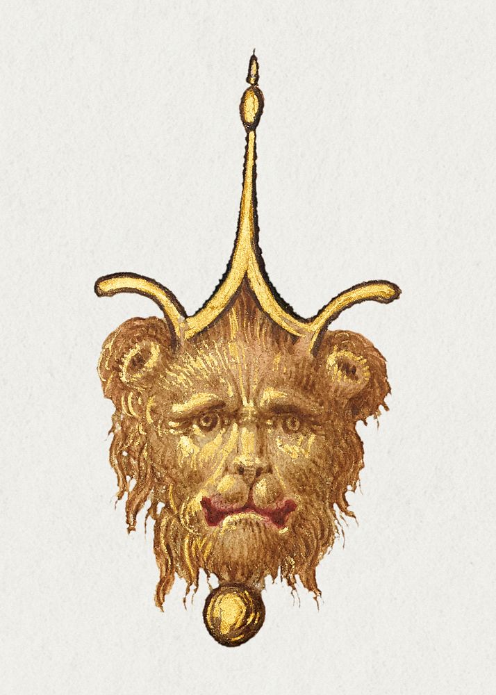 Victorian mythical creature decorative illustration