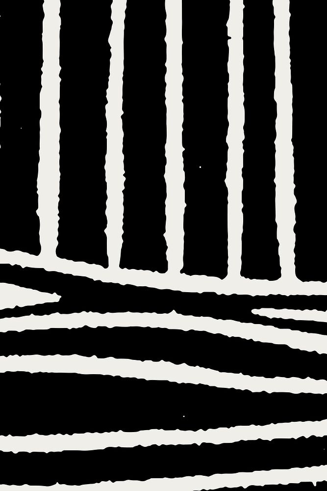 Vintage black stripes patterned vector background, remix from artworks by Samuel Jessurun de Mesquita