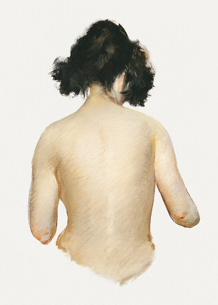 Naked woman posing sensually, vintage erotic art. Nude woman posing vintage sensual hand drawn illustration