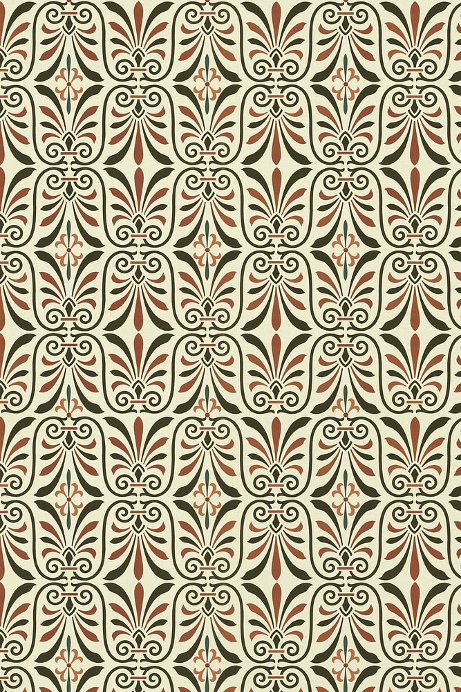 Decorative ancient Greek key pattern background