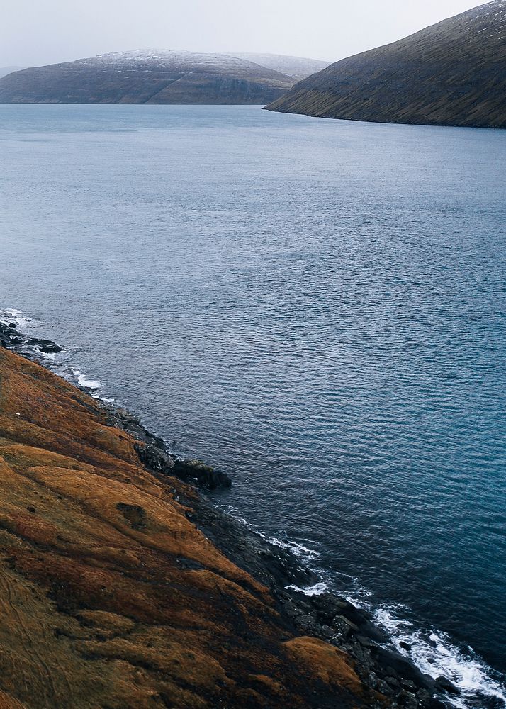 Quiet lake in Faroe islands 