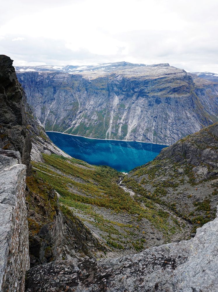 View of Trolltunga at Odda, Norway