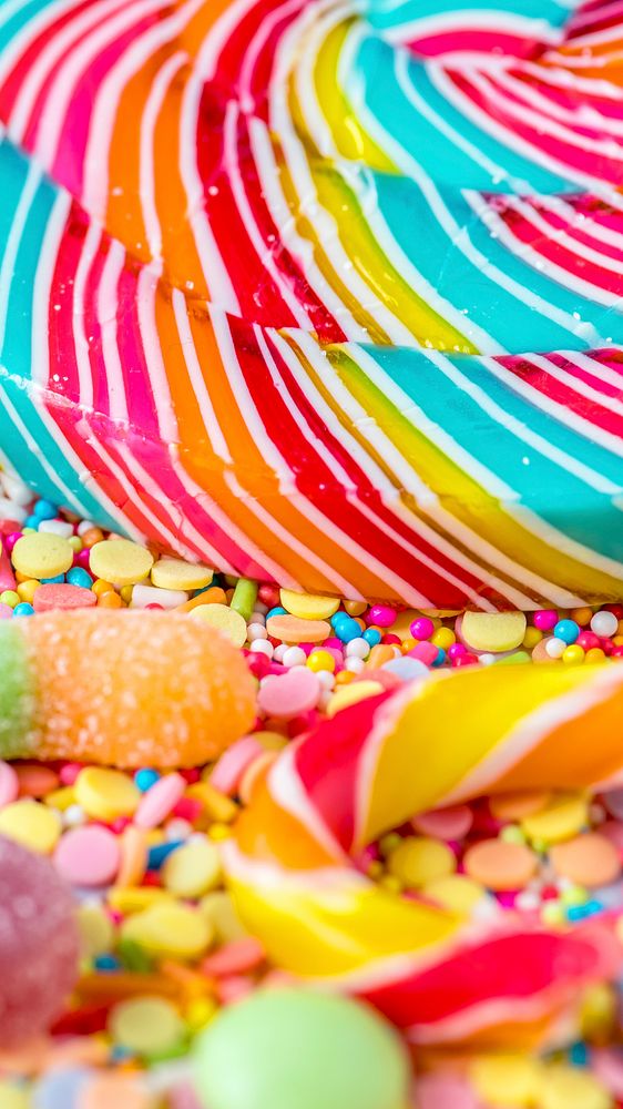 Candy iPhone wallpaper, sweet mobile background