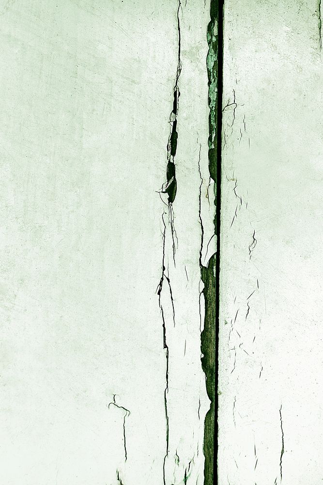 Cracked green paint textured background