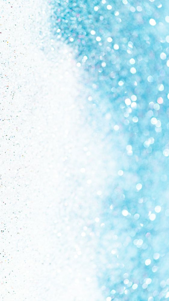 Light blue and white glittery background