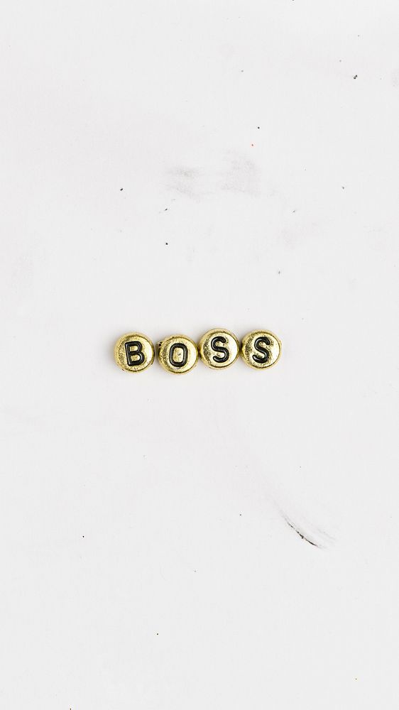 Boss word alphabet letter beads