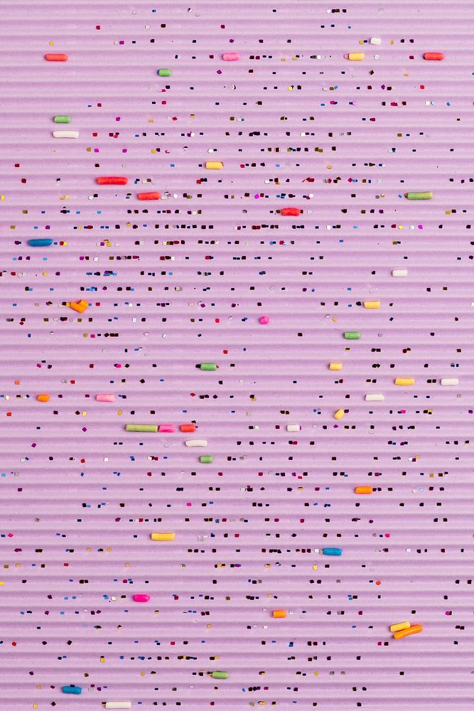 Sprinkles glitter purple wavy paper background