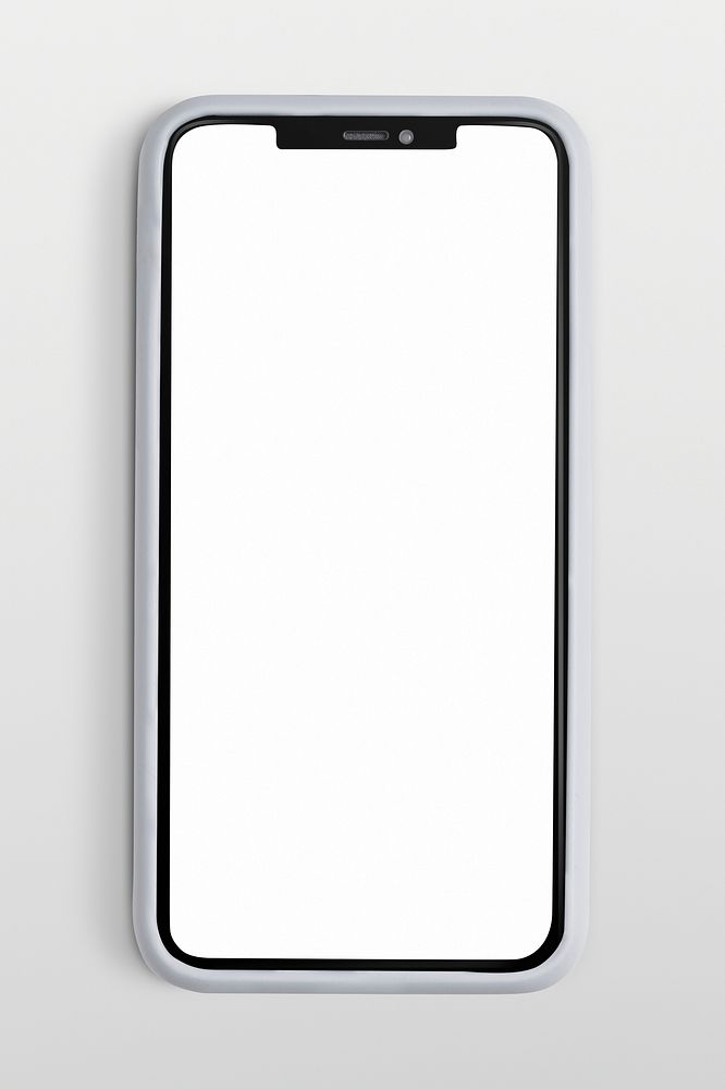 Mobile phone screen mockup  digital device