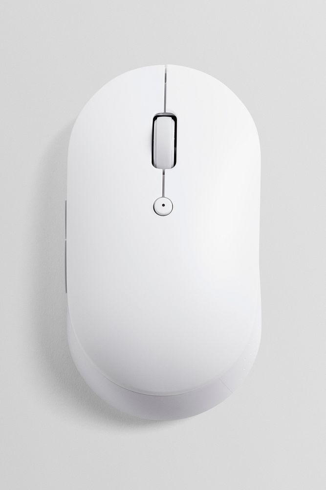 Wireless computer mouse mockup digital device
