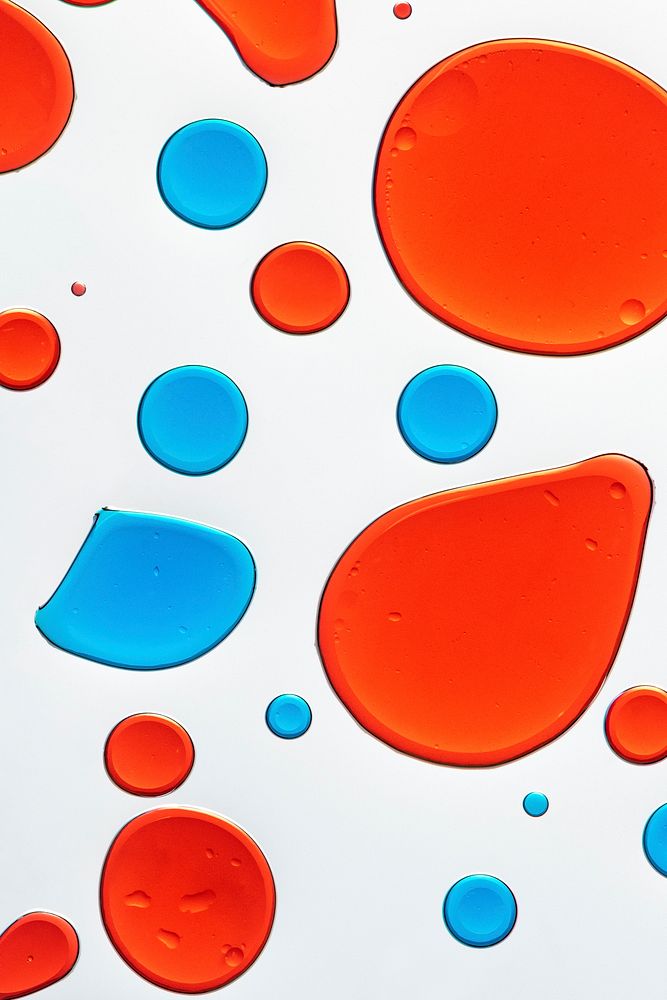 Colorful liquid background abstract oil bubble wallpaper