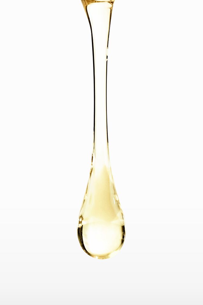 Gold dripping oil beauty product