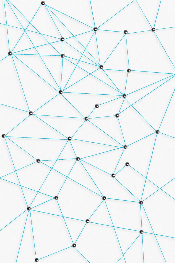 Connecting dots background, network and communication design