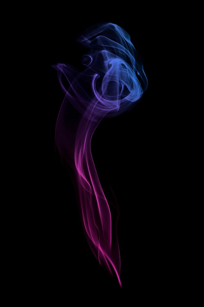 Purple smoke element vector, aesthetic design
