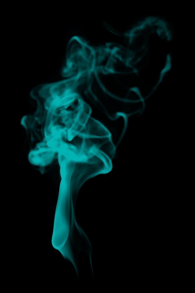 Smoke textured effect vector, in green abstract design