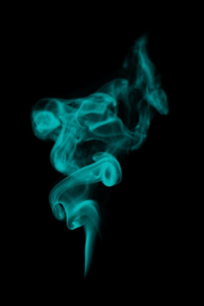 Smoke textured effect vector, in green abstract design