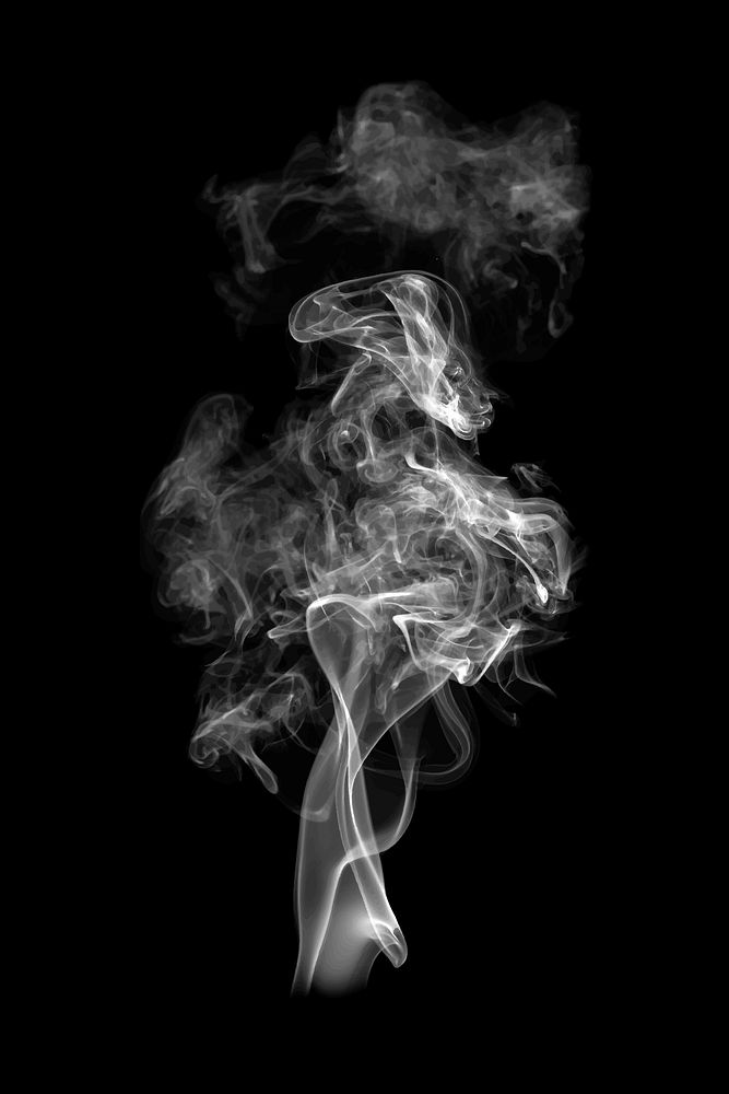 White smoke background vector, abstract design 
